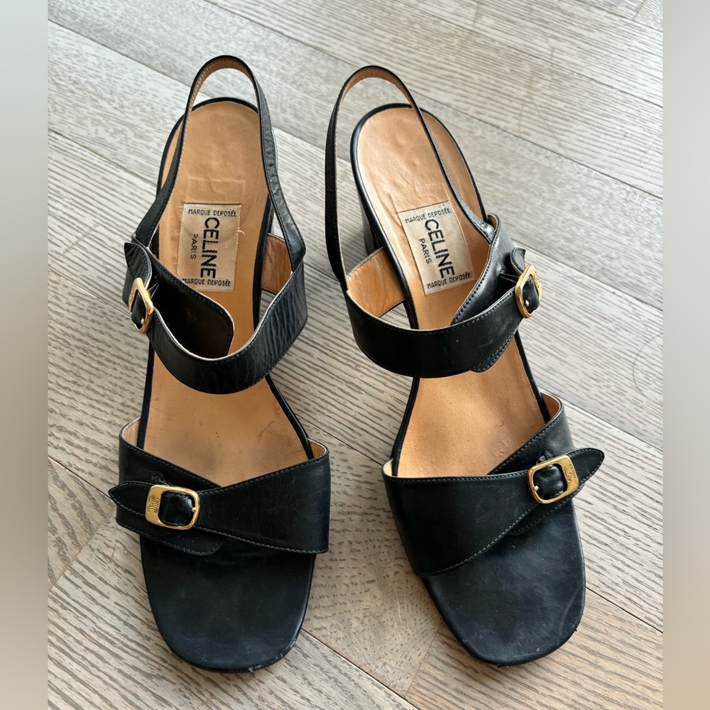 Vintage Celine Sandal. Single owner (my mom) from Italy.
